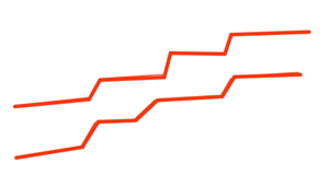 zig zag parallel lines